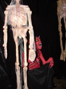 Room 1 - Hanging Skeletons and My New Demon