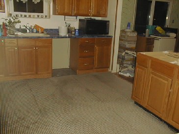 Kitchen - Getting ready for the tile.