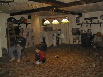 Rec Room - The old carpet