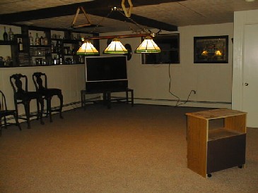 Rec Room - The new carpet