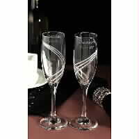 Swirls Toasting Flutes