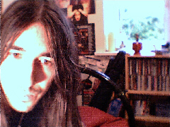 blurry cam whore me
