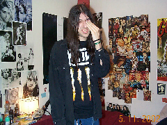 blinding myself with the flash