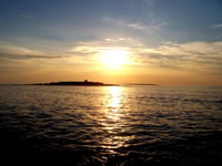 Sunset over the Aran Islands, Ireland