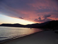 Sunset over Lake Tahoe, Nevada