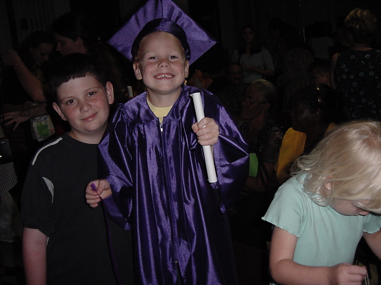 Austin Graduates from Preschool, Nob Hill Academy, 6/15/01.