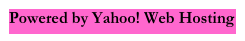 Powered by Yahoo! Web Hosting