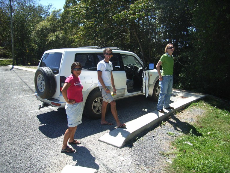 Loan, Willem en Martijn na een wilde tocht de berg op