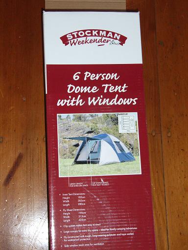 6 persoons tent.......... net alsof we vrienden hebben die meekunnen.