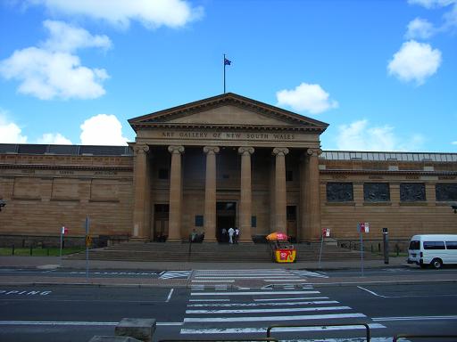 De Sydney Art Gallery van buiten....... dat hadden we al eens gezien.