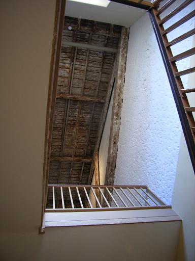 Plafond was in oude luister "hersteld".