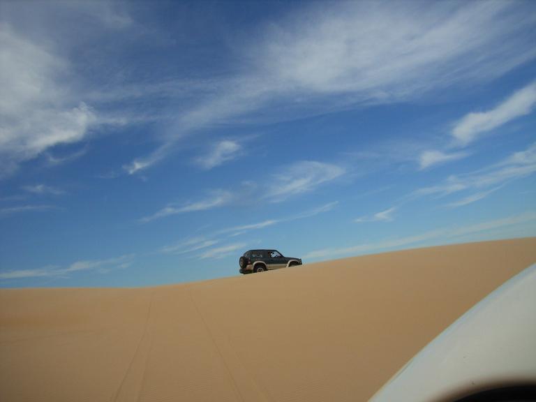 En nogmaals de pajero van Ernest.