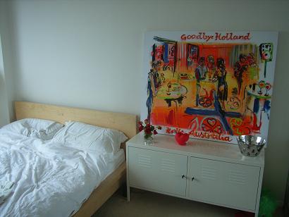 Het schilderij gemaakt tijdens ons afscheidsfeest........ heel erg gaaf!
