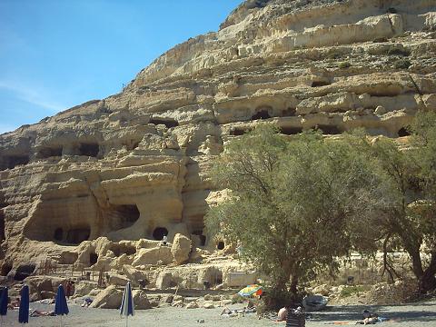 De Matala grotten.