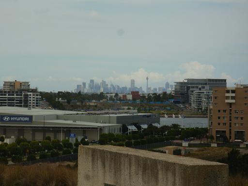 Sydney vanaf het Olympisch Park