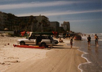 High tide coming in
