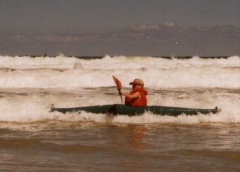 Mike surfing