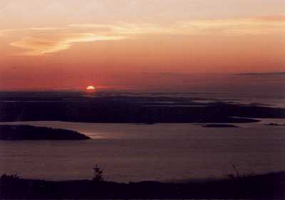 Sonnenaufgang auf Mount Cadillac