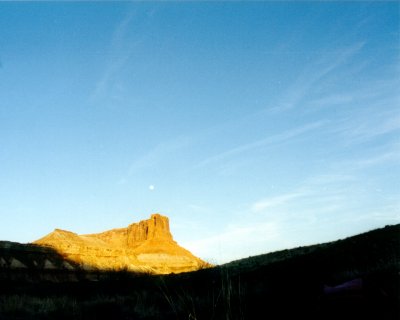 Abendstimmung im Camp