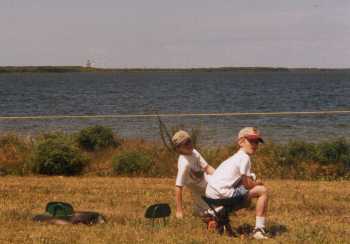 At the causeway waiting for launch