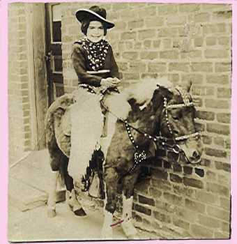 My exciting pony ride!