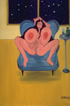 Woman Relaxing at Home
