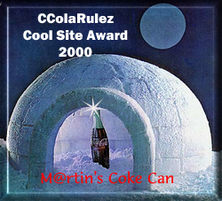 CColaRulez Cool Site Award 2000 Winner