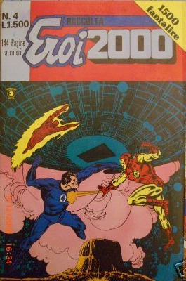 Copertina della RACCOLTA EROI 2000 N.4 del giugno 1983- Editoriale Corno