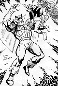 Tribute to a wonderful splash-page by Werner Roth and Joe Tartaglione