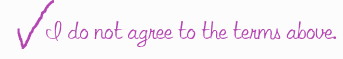 I do not agree, let me leave.