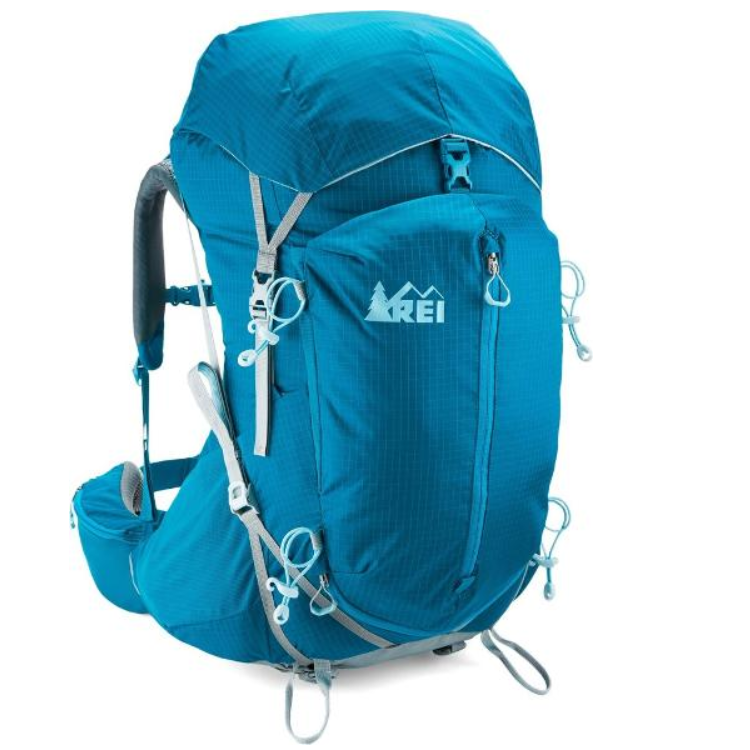 blue backpack