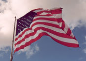 U. S. Flag Waving