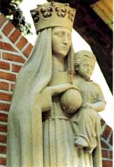 Statue of Our Lady of Heede at the Shrine in Germany
