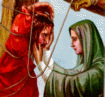 Jesus Meets His Sorrowful Mother on the Way to Calvary