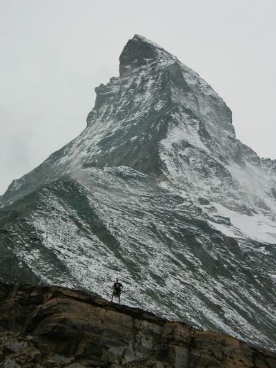 Click to enlarge: The Author with Matterhorn