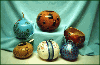 Hand Painted Gourds