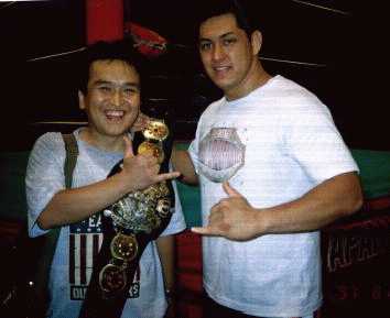 Masanori with Maunukea Mossman