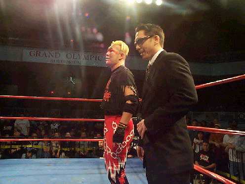 Kazushige Nozawa and Mr.P