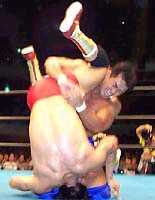 Akiyama & Mossman vs. Kobashi & Shiga