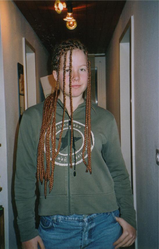 That was when I made my hair...