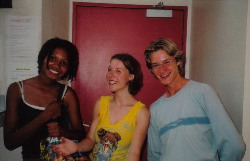 Monica and some other students...