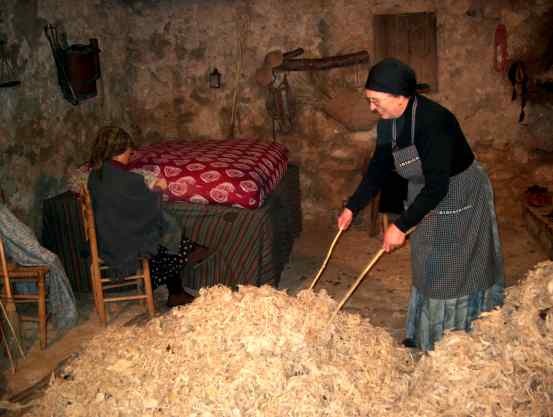 Fent matalassos de llana