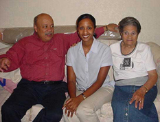Bruce Ingram, Tiffany King and Rosalie Johnson