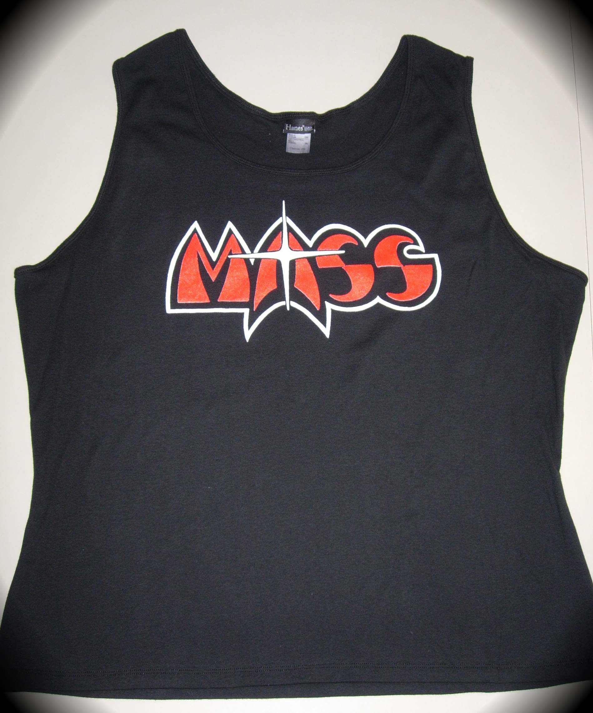 Item: Ladies Red and black Regular Tank