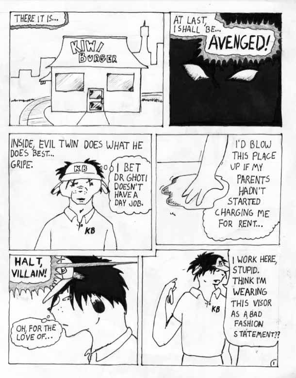 Evil Twin (Issue One, Page One)