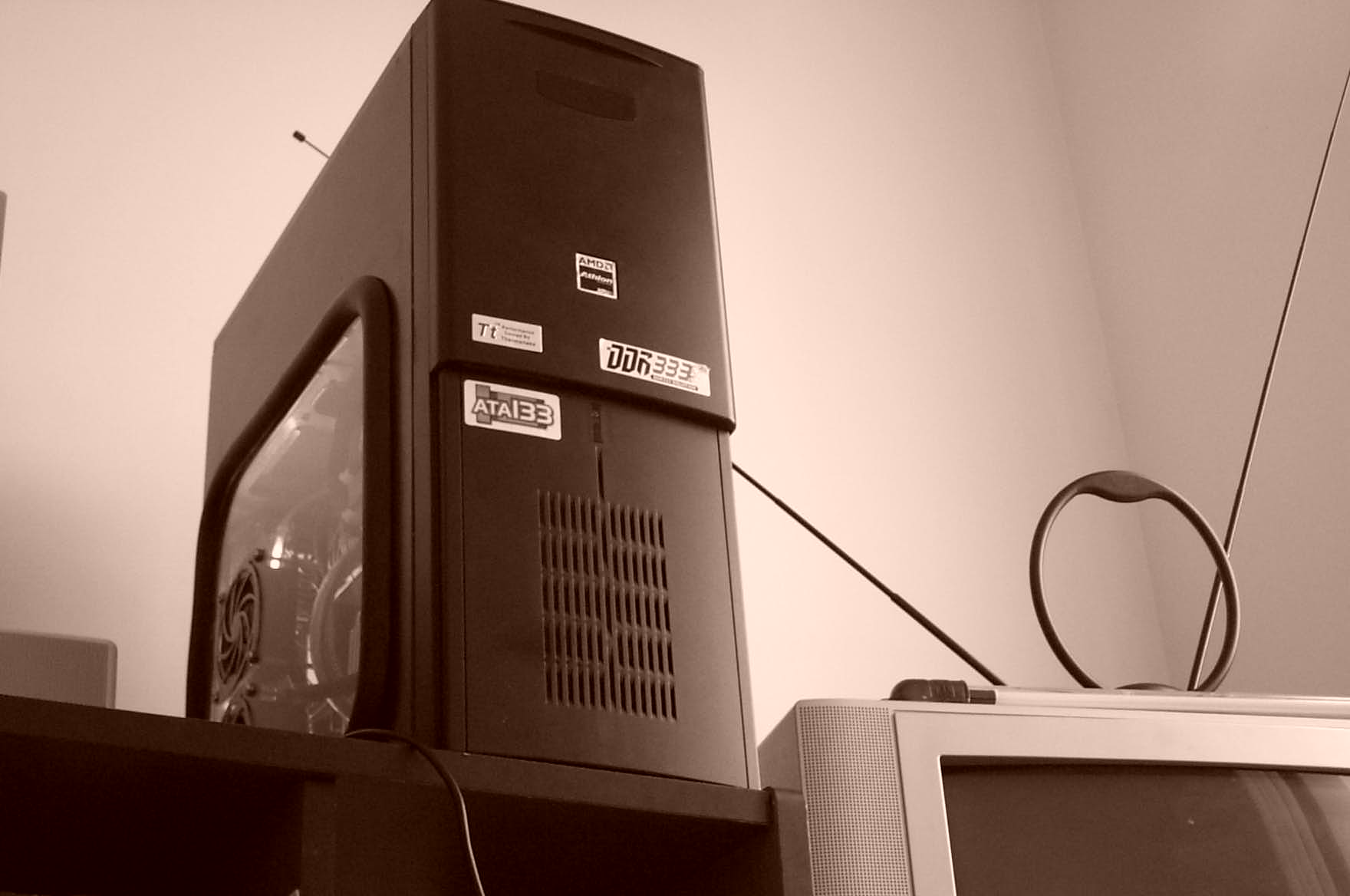 Nice Angle shot, using Sepia Mode on the camera...