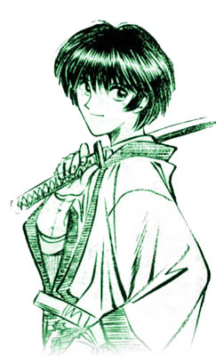 Hansuke with his prized blade