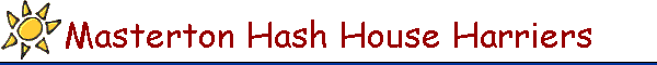 Masterton Hash House Harriers