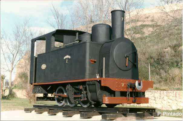 Locomotora HVL n�2 en Medina de Rioseco.