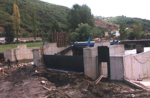 Compuerta de la escala de peces.